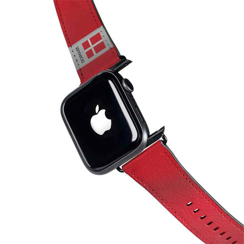 Denmark Soccer Flag Apple Watch Band 42-44mm